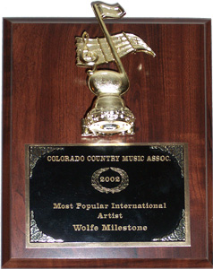 Colorado Country Music Association - Most Popular Artist 2002